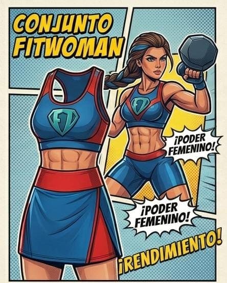 Conjunto Fit + Falda